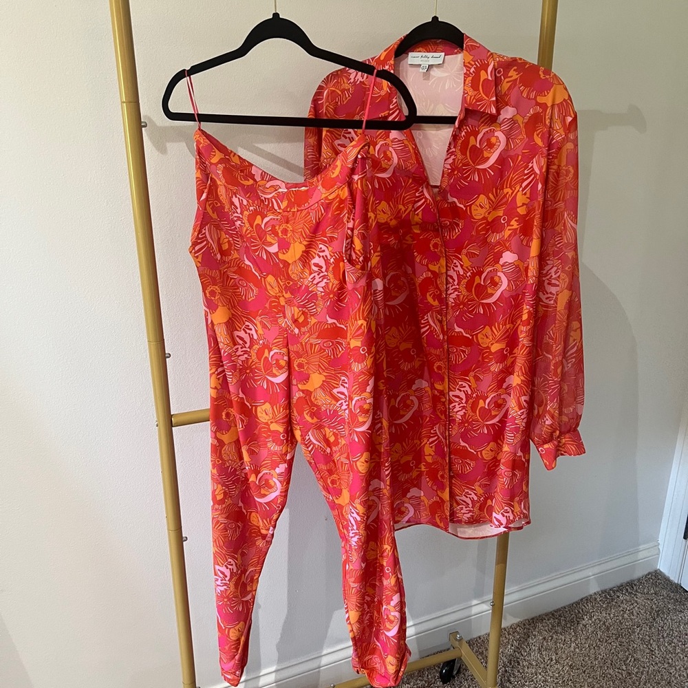 Floral Never Fully Dressed Tapered trouser/shirt - Picture 4 of 9